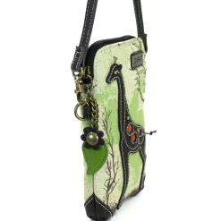 Safari Canvas Cellphone Xbody - Giraffe