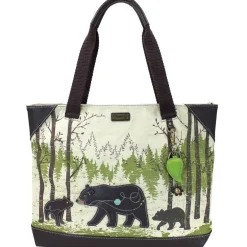 Safari Canvas Tote - Bear