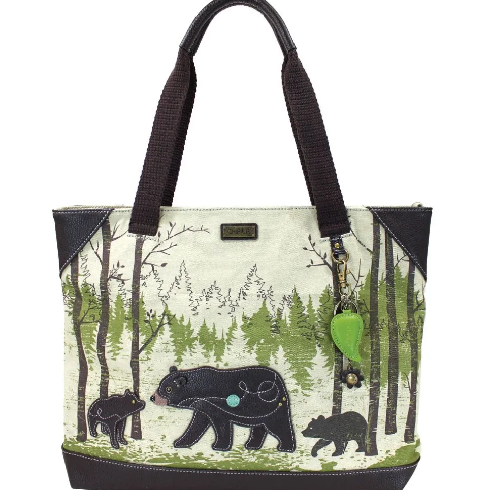 Safari Canvas Tote - Bear