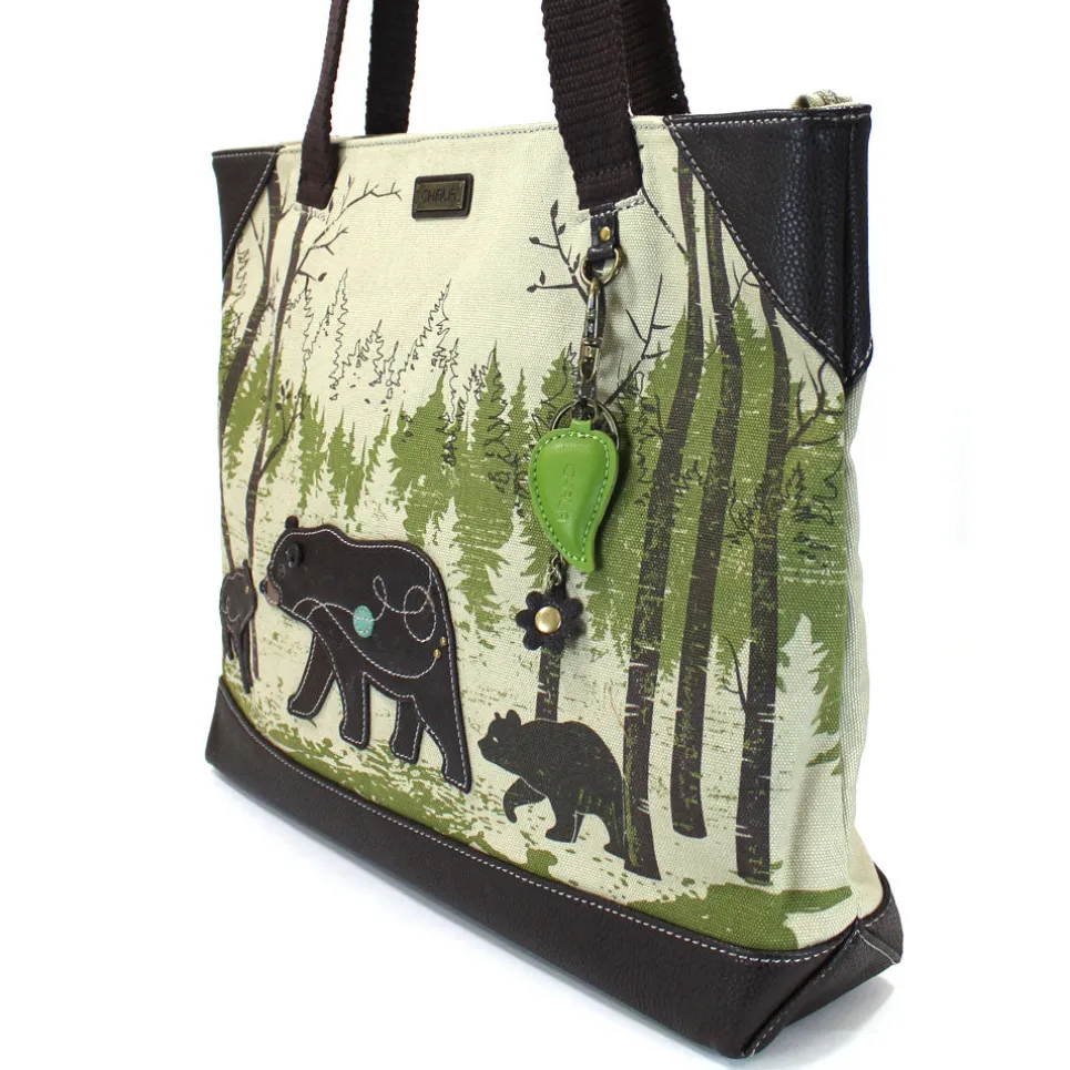 Safari Canvas Tote - Bear