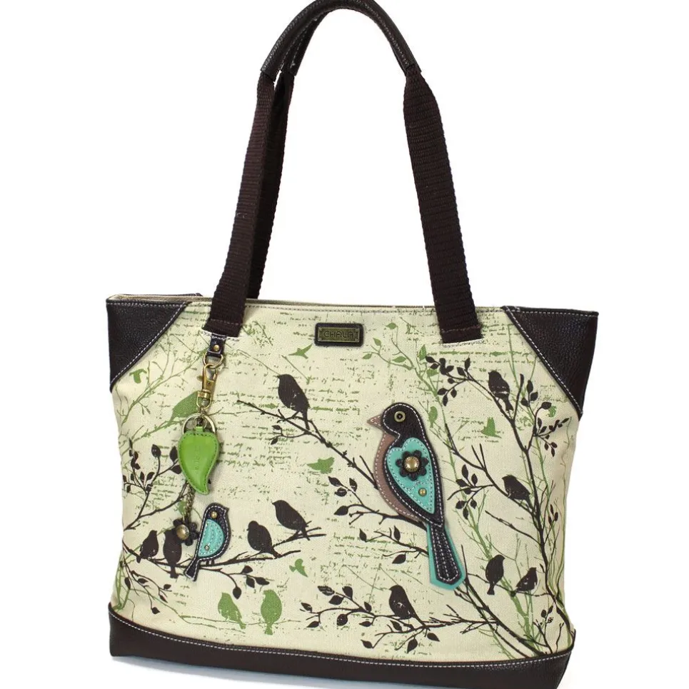 Safari Canvas Tote - Bird