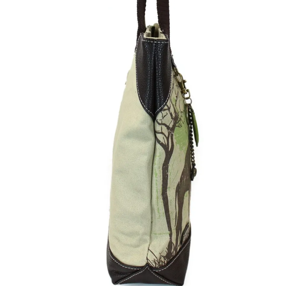 Safari Canvas Tote - Giraffe