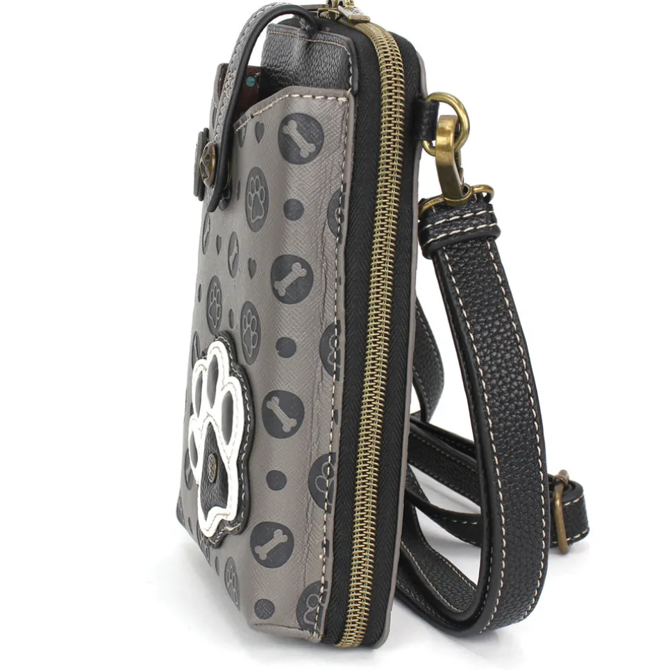 Snap Crossbody - Paw Print