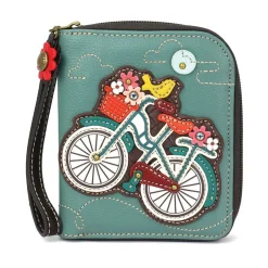 Zip Around Wallet - Bicycle