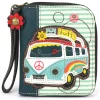 Zip Around Wallet - Bus