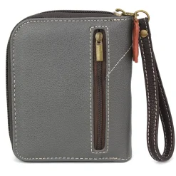 Zip Around Wallet - B&W Pawprint
