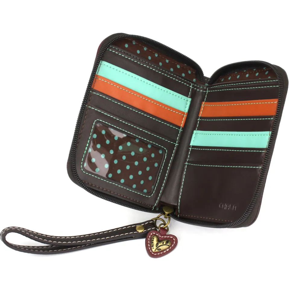 Zip Around Wallet - Cross