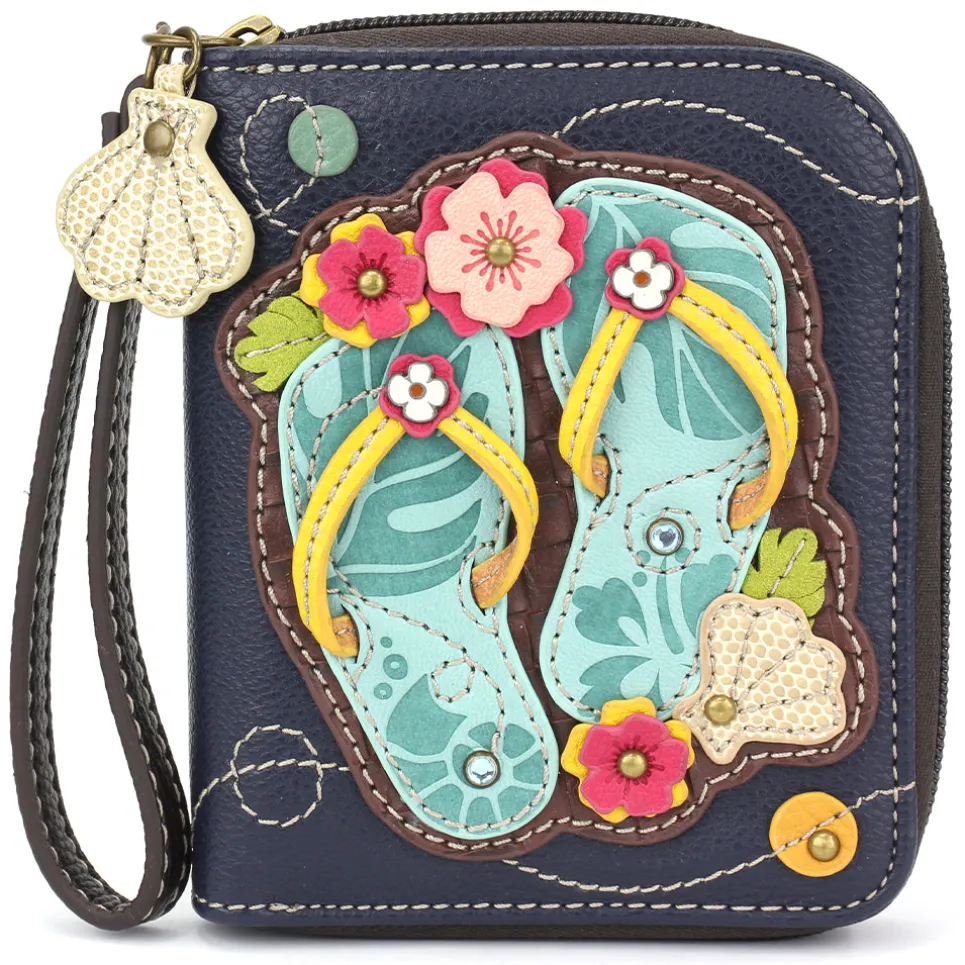 Zip Around Wallet - Flip Flop