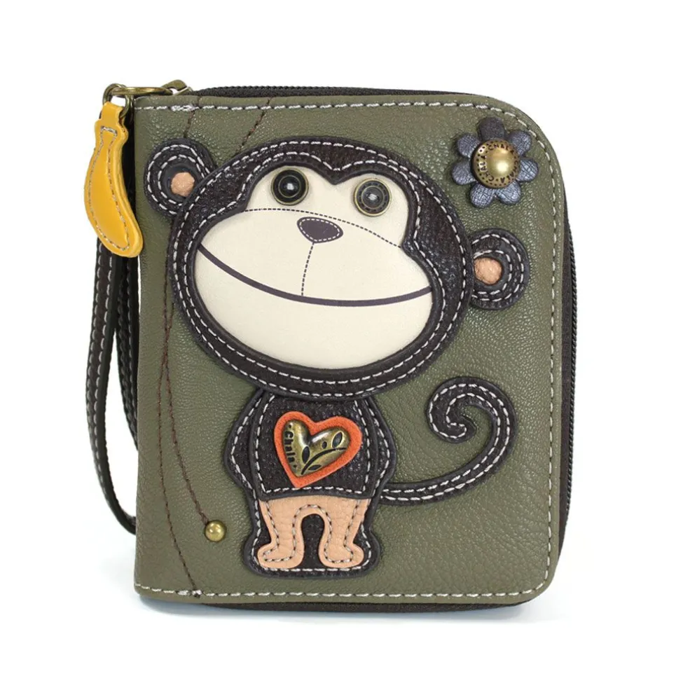 Zip Around Wallet - Monkey