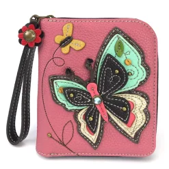 Zip Around Wallet - New Butterfly