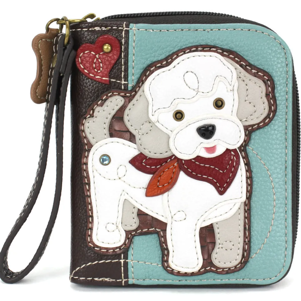 Zip Around Wallet - Poodle A