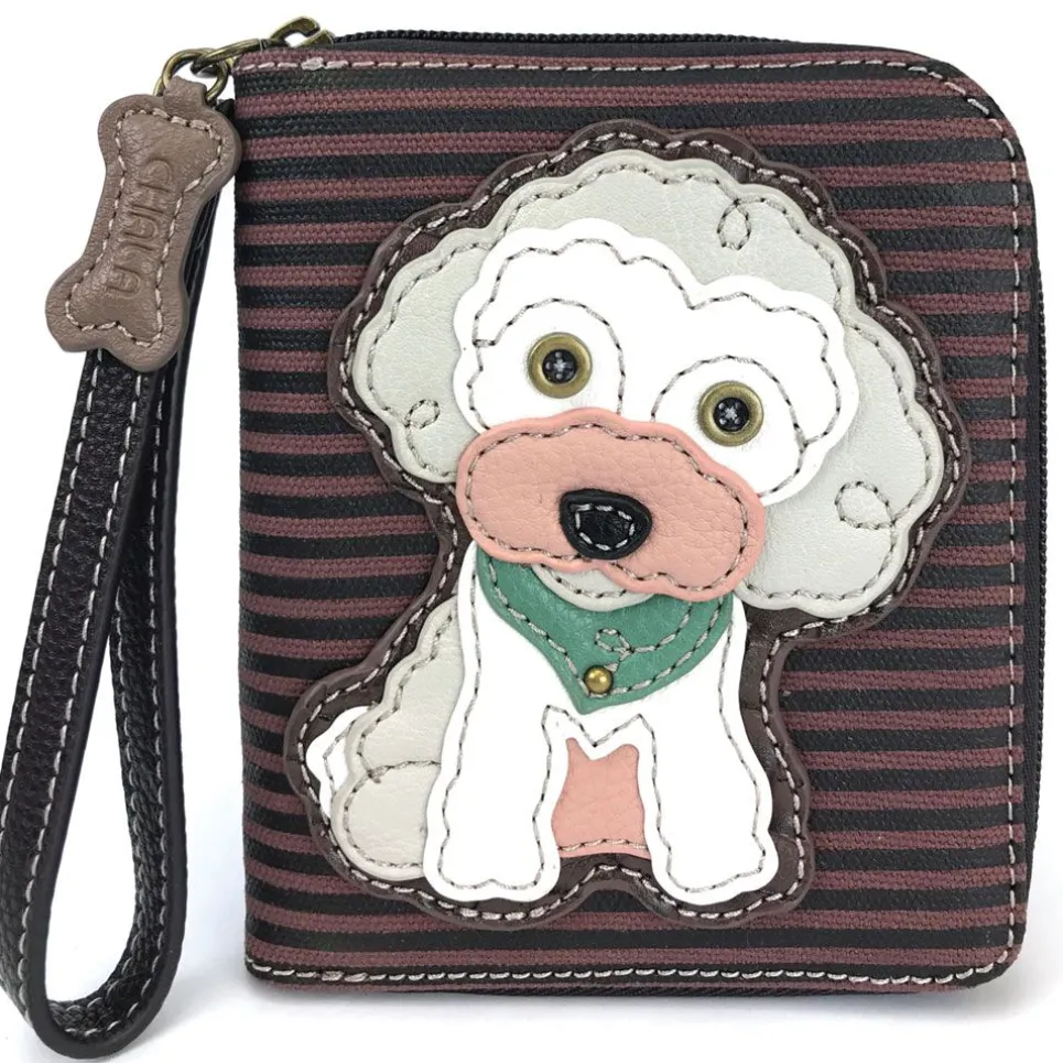 Zip Around Wallet - Poodle
