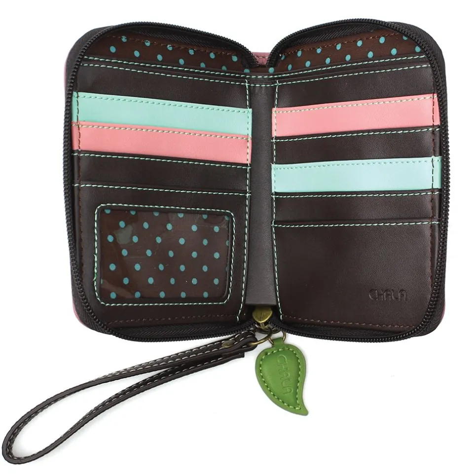 Zip Around Wallet - Rose