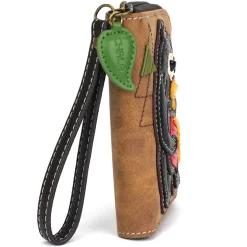 Zip-Around Wallet - Black Bear